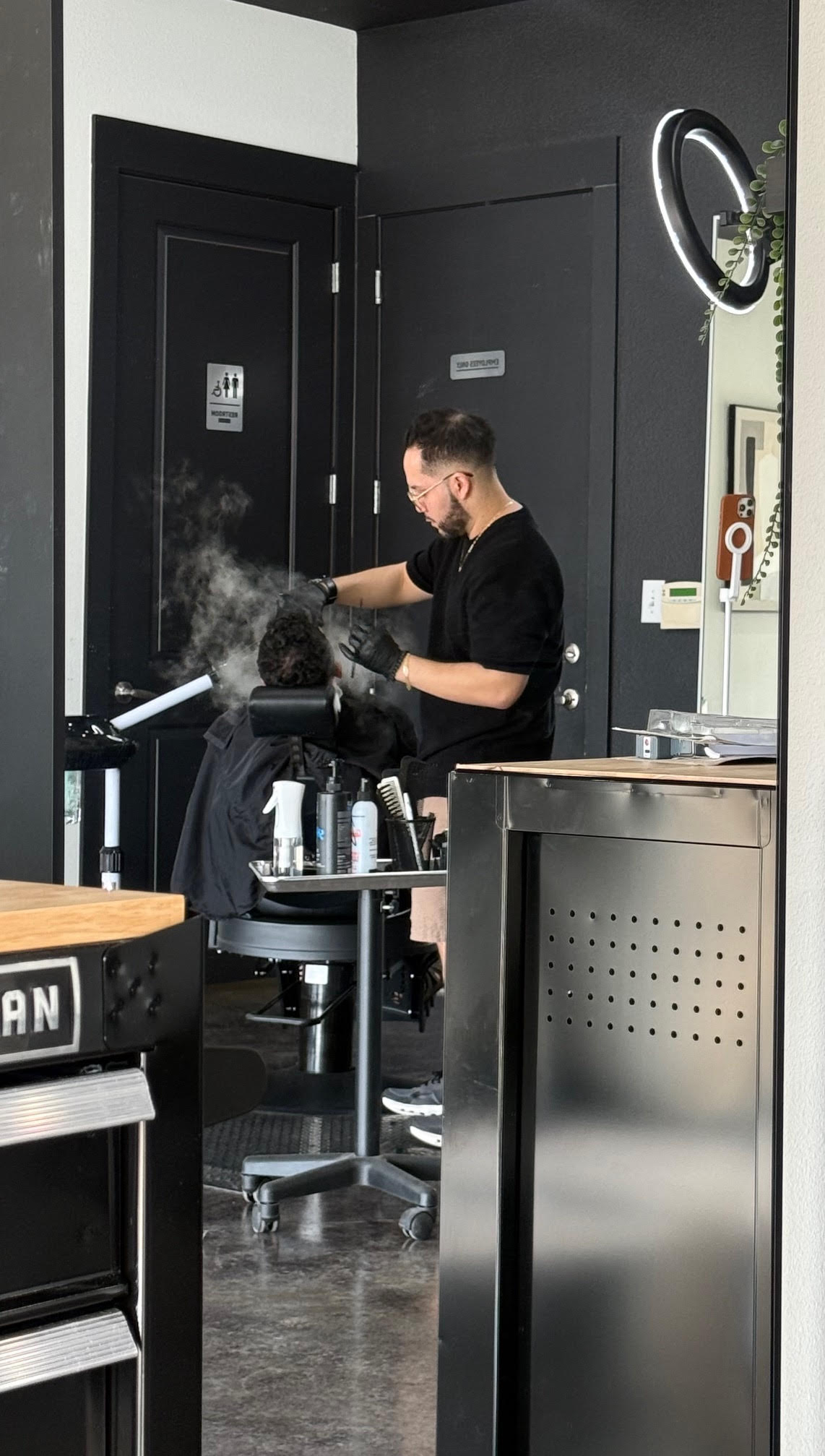 Precision haircut by Ab The Barber